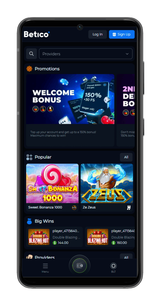 Mobile app betico casino